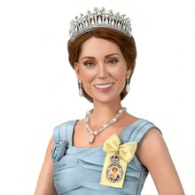 Load image into Gallery viewer, TThe Ashton-Drake Galleries Catherine Princess of Wales Portrait Doll Poseable Collectible Doll in Alexander McQueen Gown with Exquisite Detailing and Historic Jewelry Reproductions 15-inches - RCE Global Solutions
