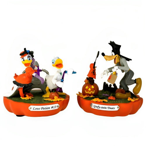 The Bradford Exchange 2-Pack Goofy-stein Treats & Love Potion #13 from Disney Spooktacular Halloween Lighted Figurine Collection Issue #5 Handcrafted Hand-painted Characters 3-1/4-inches - RCE Global Solutions