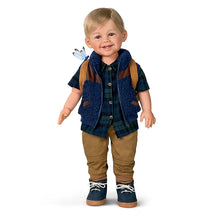 Load image into Gallery viewer, The Ashton-Drake Galleries Little Explorer Liam Lifelike Toddler Doll by Ping Lau 22-inches - RCE Global Solutions
