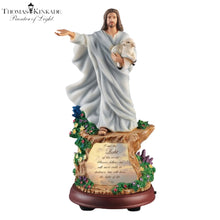 Load image into Gallery viewer, The Bradford Exchange The Light Of The World Illuminated Jesus Sculpture Religious from His Love and Light Sculpture Collection Issue #3 by Thomas Kinkade 9-inches - RCE Global Solutions
