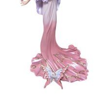 Load image into Gallery viewer, The Hamilton Collection Wishes For Faith Enchanting Butterfly Fairy Figurine for Breast Cancer Awareness 7.5-inches
