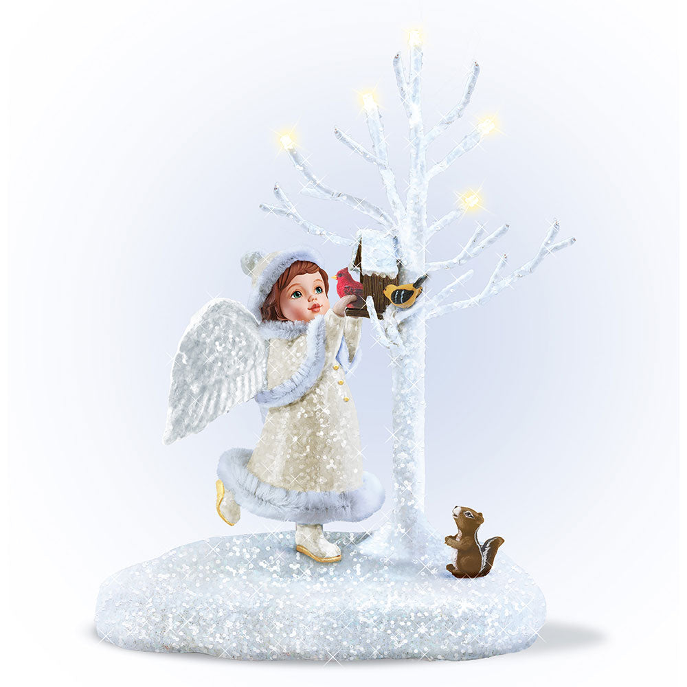 The Bradford Exchange It's The Little Things Issue #2 from Winter's Wonders Illuminated Musical Snow Angel Collection by Dona Gelsinger 6-inches - RCE Global Solutions