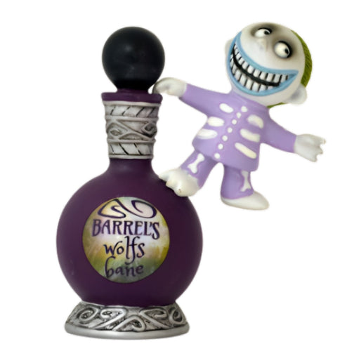 The Hamilton Collection Disney Barrels Wolf Bane The Nightmare Before Christmas Wicked Brew Figurine Collection Issue #6 Hand Crafted & Hand Painted Witching Charm Halloween Figurine by Tim Burton 4.5-inches - RCE Global Solutions