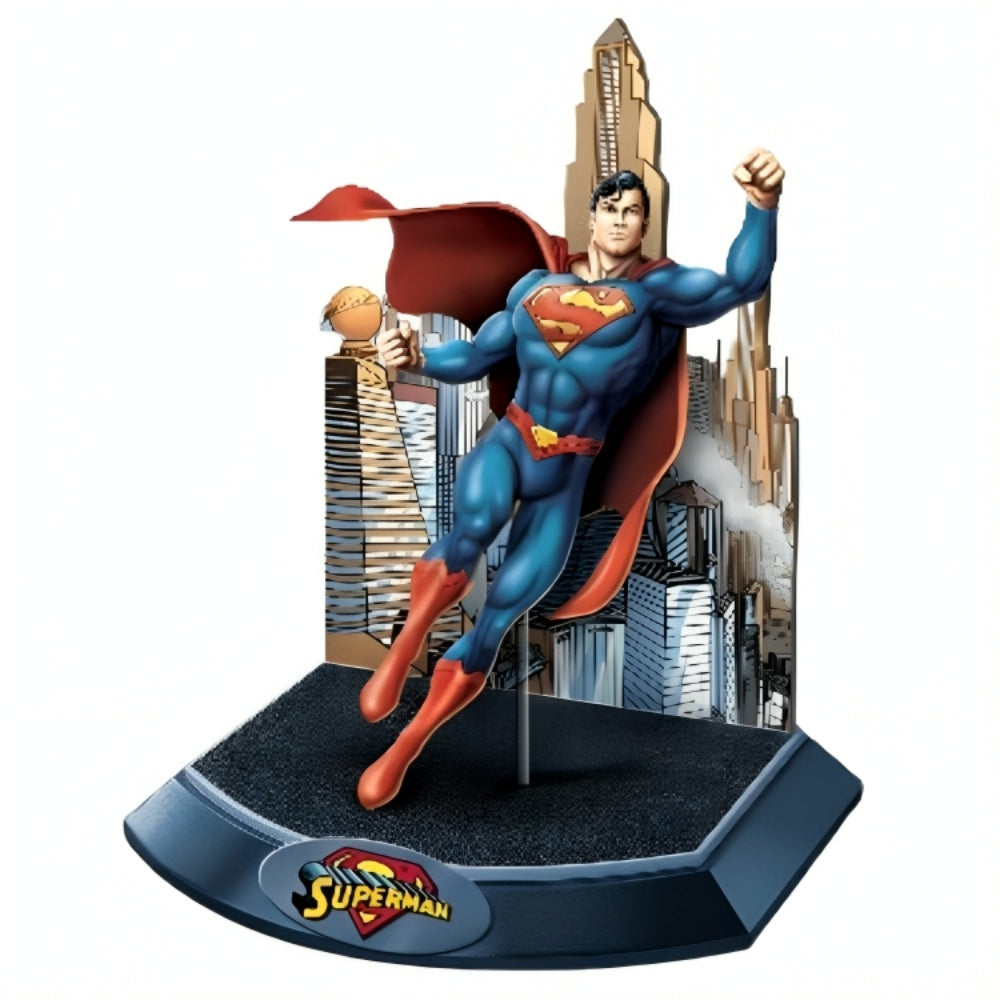 The Bradford Exchange DC Comics SUPER HERO Sculpture Collection Issue #2:Superman Lights Up Heirloom Quality Handcrafted and Hand-painted Illuminated Legend Figure 6-inches
