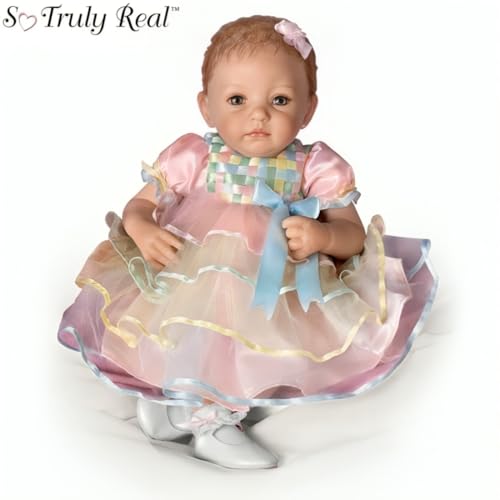 The Ashton-Drake Galleries Adorable Baby Ella Baby Collectible Doll Adorably Expressive & Handcrafted So Truly Real® Collectible Doll 23-Inches - RCE Global Solutions