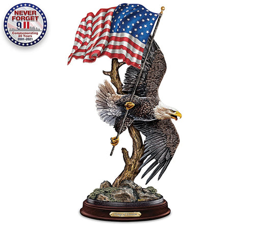 The Bradford Exchange Wings of Freedom Ted Blaylock American Pride Eagle Sculpture Issue #1 10-inches - RCE Global Solutions