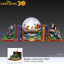 Load image into Gallery viewer, The Bradford Exchange 30th Anniversary Disney The Lion King Bookend Collection Issue #1 Zazu and Rafiki Handcrafted Resin Bookends with Intricate Sculptural Details 5-inches
