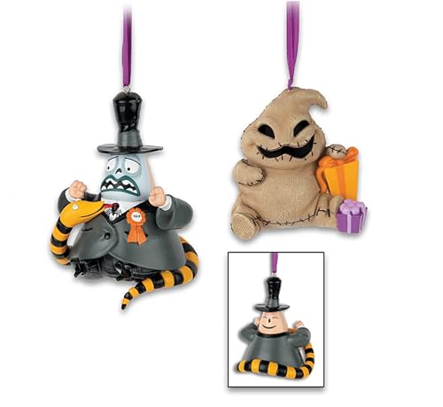 The Ashton-Drake Galleries Disney Tim Burton's Nightmare Before Christmas Merry Scary Tot Ornament Collection (Mayor and Oogie Boogie) - RCE Global Solutions