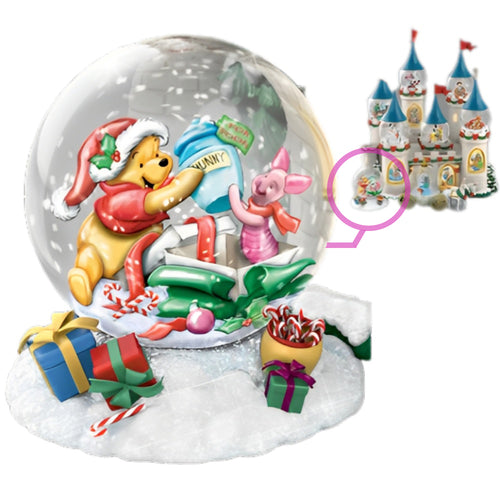 Bradford Exchange Disney Water Globe & Castle - All Wrapped Up For The Holiday #4 - RCE Global Solutions
