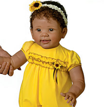 Load image into Gallery viewer, The Ashton-Drake Galleries Kiara&#39;s First Steps: Walks with Your Help! - So Truly Real® Lifelike, Interactive &amp; Realistic African-American Baby Doll 26-inches - RCE Global Solutions
