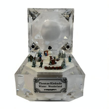 Load image into Gallery viewer, The Bradford Exchange Best Loved Christmas Carols Music Box Issue #2: Winter Wonderland by Thomas Kinkade 2.5-inches
