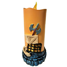 Load image into Gallery viewer, The Bradford Exchange Disney The Nightmare Before Christmas Candle Collection Issue #4 "Lock" LED Flameless Candle with Sculpted Details 7-inches
