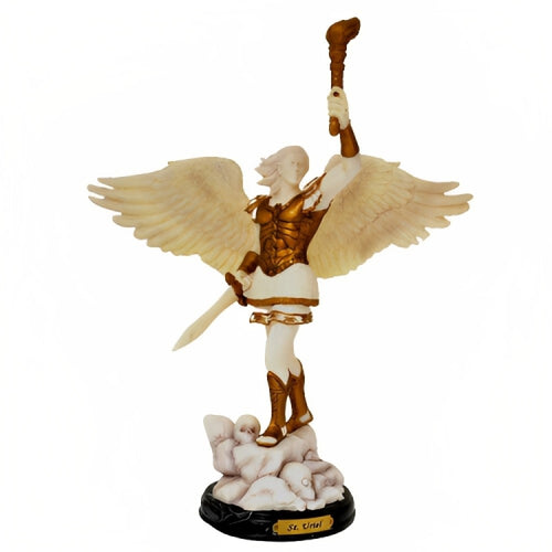 The Bradford Exchange St. Uriel: Protector from Archangels, Holy Protectors Marble Sculpture Collection Issue #4 10-inches - RCE Global Solutions