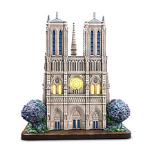 Load image into Gallery viewer, The Bradford Exchange Thomas Kinkade Studios Notre-Dame De Paris Lighted Musical Sculpture Handcrafted and Hand-painted with Iconic Bell Sounds 7-inches - RCE Global Solutions
