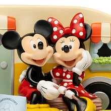 Load image into Gallery viewer, The Hamilton Collection Disney Mickey Mouse And Minnie Mouse Together We Are Happy Campers Sculpture Charming Handcrafted Collectible Inspired by the 1938 Animated Short &#39;Mickey&#39;s Trailer&#39; Expertly Painted Resin Cozy Camping Scene and Adorable Details - RCE Global Solutions
