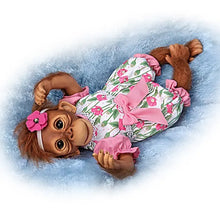 Load image into Gallery viewer, The Ashton-Drake Galleries Precious Poppy Poseable Lifelike Monkey Doll by Jane Baffi 12-inches - RCE Global Solutions
