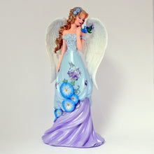 Load image into Gallery viewer, The Hamilton Collection Heavenly Delight Angel and Hummingbird Sculpture Angelic Beauties of the Garden Figurine Collection by Lena Liu 7&quot;-Inches - RCE Global Solutions
