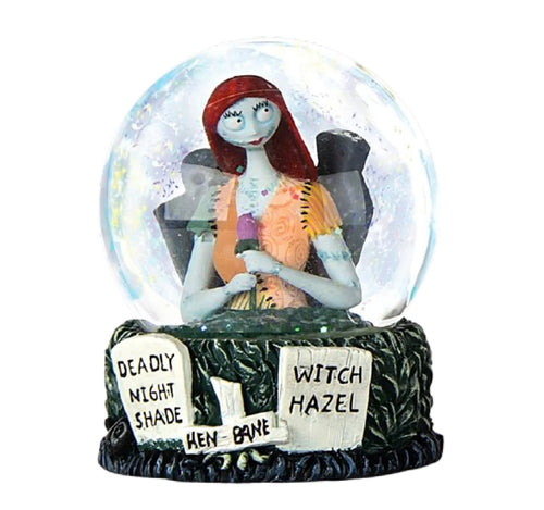 The Bradford Exchange Disney Tim Burton's The Nightmare Before Christmas Glitter Globe Collection Issue #4: 'Sally' Handcrafted Glitter Globe with Sculptural Base Halloween Decorations 7.5-Inches - RCE Global Solutions