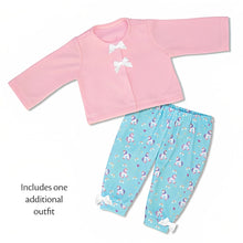 Load image into Gallery viewer, The Ashton-Drake Galleries One of A Kind Katherine Lifelike So Truly Real® Baby Girl Doll Weighted with Soft RealTouch® Vinyl Skin and Extra Coordinating Cardigan with Pants by Ping Lau 18&quot;-Inches - RCE Global Solutions
