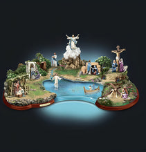 Load image into Gallery viewer, The Bradford Exchange Life of Christ Illuminated Masterpiece Sculpture: Inspirational Biblical Artistry by Thomas Kinkade 14.5-Inches - RCE Global Solutions
