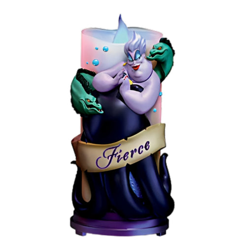 The Bradford Exchange Ursula Illuminate Your Lair with Disney Villains Magic & Mayhem Candle Collection Issue #3 Remote Controlled Flameless Candles Featuring Maleficent and More 7-inches - RCE Global Solutions