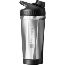 Load image into Gallery viewer, VOLTRX ChillMix Electric Protein Shaker Sports Bottle 16 oz Insulated Stainless Steel Portable USB C Rechargeable Easy to Clean Leakproof Double Wall
