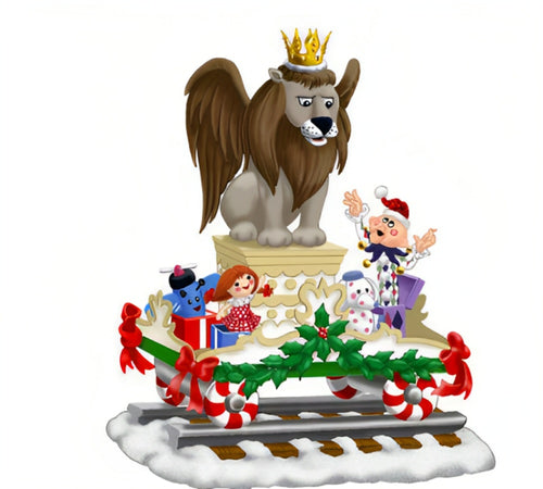 The Bradford Exchange Island Of Misfit Toys Lighting The Holiday Path All Aboard The Rudolph® Express Collection Issue #5 A Delightful Celebration of Christmas Cheer Handcrafted & Hand Painted Christmas Decoration 4.5-inches - RCE Global Solutions