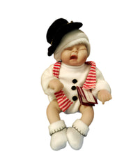 Load image into Gallery viewer, The Ashton-Drake Galleries Snow Ringle Baby Doll So Truly Lifelike Collectible Dolls with Snowman Plush Christmas Decorations by Sandy Faber 10-Inches - RCE Global Solutions
