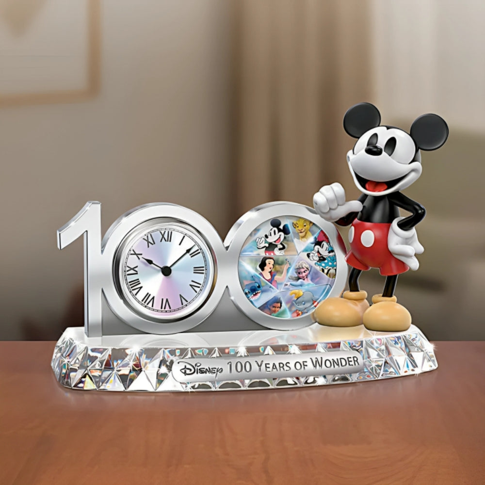 Deals Mickey's Desk Clock figurine