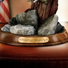 Load image into Gallery viewer, The Bradford Exchange Bald Eagle Sculpture Protectors of The Nest Collection Issue #1: Treetop Majesty Hand-Painted American Eagle Collectible in Artist’s Resin 10-inches
