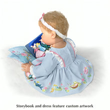 Load image into Gallery viewer, The Ashton-Drake Galleries Story Time with Maria Baby Doll Lifelike RealTouch® Vinyl with Hold That Pose!® Technology and Custom Fairytale Dress by Ping Lau 17.5-Inches
