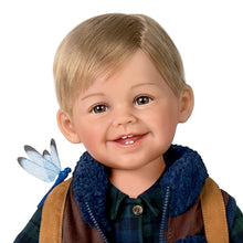 Load image into Gallery viewer, The Ashton-Drake Galleries Little Explorer Liam Lifelike Toddler Doll by Ping Lau 22-inches - RCE Global Solutions
