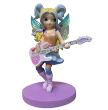 Load image into Gallery viewer, The Hamilton Collection Nixie Fairy Figurine Jasmine and the Flaming Pixies Collection Hand-Painted Fantasy Sculpture with Glitter Wings and Sparkling Gem Accents by Jasmine Becket-Griffith 4.5-inches
