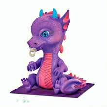 Load image into Gallery viewer, The Ashton-Drake Galleries Mystical Dragonlings Dragon Baby Doll Collection Issue #3: Dalinda Handcrafted Dragon with Articulated Body Realistic Details and Unique Accessory 8-inches
