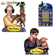 Load image into Gallery viewer, The Bradford Exchange HARRY POTTER Perpetual Calendar Collection Issue #6: November and December Handcrafted Character Sculptures 3.5-inches
