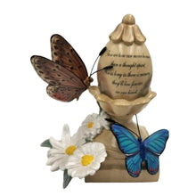 Load image into Gallery viewer, The Hamilton Collection Bereavement Keepsake Figurine Collection Issue #3 You Are Forever In My Heart Beautifully Handcrafted Butterfly Figurine by Lena Liu 6-inches
