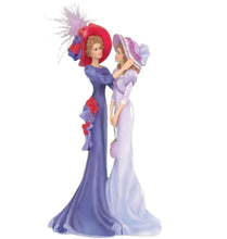 Load image into Gallery viewer, The Hamilton Collection My Daughter, Now My Friend Collection Issue #1: My Daughter My Friend Figurine, Mother and Daughter Victorian Sculpture, Handcrafted with Glitter and Gold Accents, 7 3/4-inches
