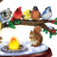 Load image into Gallery viewer, The Bradford Exchange Lighted Musical Snowman &amp; Songbird Sculpture Christmas Decoration by Thomas Kinkade 12.5&quot;-Inches - RCE Global Solutions
