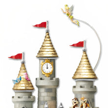 Load image into Gallery viewer, The Bradford Exchange Disney Timeless Magic Musical Wall Cuckoo Clock Masterpiece Handmade With 43 Rotating Characters Castle Windows Light Up Plays Melody A Dream is a Wish Your Heart Makes 20-Inches - RCE Global Solutions
