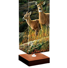 Load image into Gallery viewer, The Bradford Exchange Whitetail Deer Floor Lamp With Art On 4-Sided Fabric Shade 60-Inches - RCE Global Solutions
