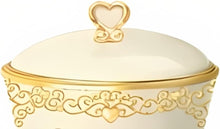 Load image into Gallery viewer, The Bradford Exchange My Granddaughter I Love You Today Tomorrow Always Heirloom Porcelain Candle Holder 22K Gold Accents Comes with Vanilla Scented Candle and Gift Box 4.5&quot;-Inches - RCE Global Solutions
