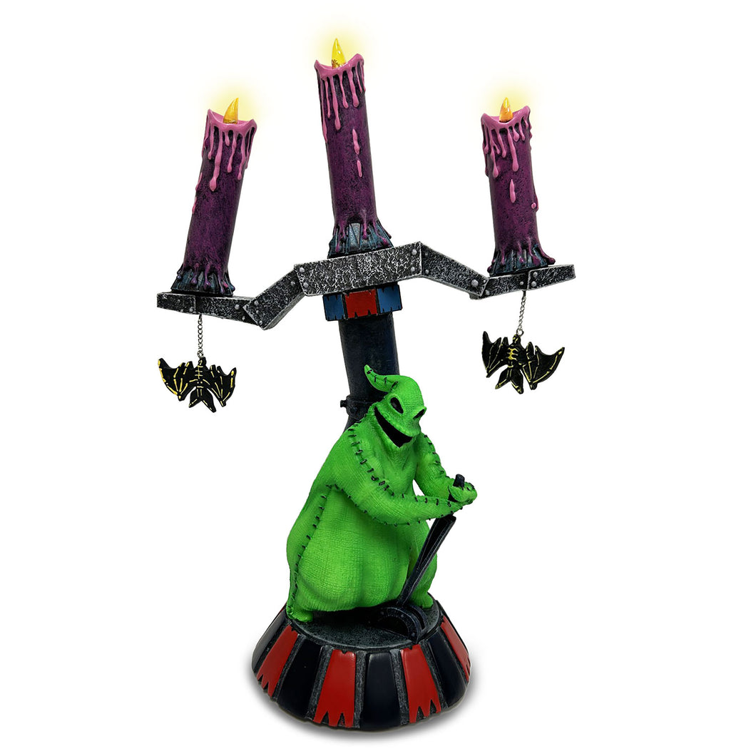 The Bradford Exchange The Nightmare Before Christmas Oogie Boogie Candle Candelabra Collection Issue #4 by Tim Burton 11-inches - RCE Global Solutions