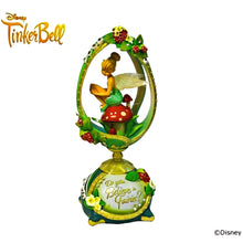 Load image into Gallery viewer, The Bradford Exchange Tink Do You Believe in Faith Disney Tinker Bell Enchanted Moments Collection Issue #5 Handcrafted Faberge-Style Sculptures with Faux Jewels and Raised-Relief Flowers Figurine 7-inches
