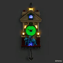 Load image into Gallery viewer, The Bradford Exchange Disney The Haunted Mansion Wall Clock Illuminated Glow-in-the-Dark Timepiece with Madame Leota and Hitchhiking Ghosts 13-inches
