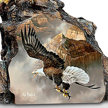 Load image into Gallery viewer, The Bradford Exchange Canyon Guardian Eagle Sculpture Handcrafted Tribute to Wildlife Guardians Winged Protectors Sculpture Collection Issue #1 by Ted Blaylock 13-inches - RCE Global Solutions
