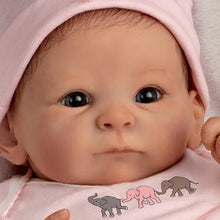 Load image into Gallery viewer, The Ashton-Drake Galleries Little Peanut Lifelike So Truly Real® Baby Girl Doll Soft RealTouch® Vinyl Skin with Deluxe Bundle Set Includes Additional Outfit Diaper Bag and Plush Elephant 17&quot;-Inches - RCE Global Solutions
