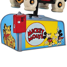 Load image into Gallery viewer, The Bradford Exchange Disney Fun with Mickey Mouse and Minnie Mouse Coin-Op Rides Sculpture Collection Nostalgic Hand-Painted Resin Figurine with Wind-Up Disney Music 6-inches
