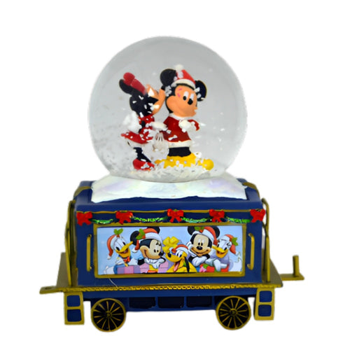 The Bradford Exchange To You With Love Disney’s Wonderland Express Miniature Snow Globe Collection Issue #9 Enchanting Disney Moments in Handcrafted Train Cars 7-inches - RCE Global Solutions