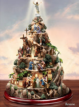 Load image into Gallery viewer, The Bradford Exchange Thomas Kinkade Faith Mountain The Story Of Christ Illuminated 3D Masterpiece Tabletop Sculpture Celebrates The Story of Easter In 13 Scenes And 45 Sculpted Figures 15&quot;-Inches - RCE Global Solutions
