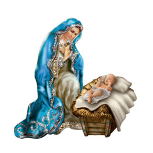 Load image into Gallery viewer, The Bradford Exchange Mary And Jesus From The Jeweled Nativity Figurine Collection Issue #1 Peter Carl Fabergé-Inspired Handcrafted Figurines - RCE Global Solutions
